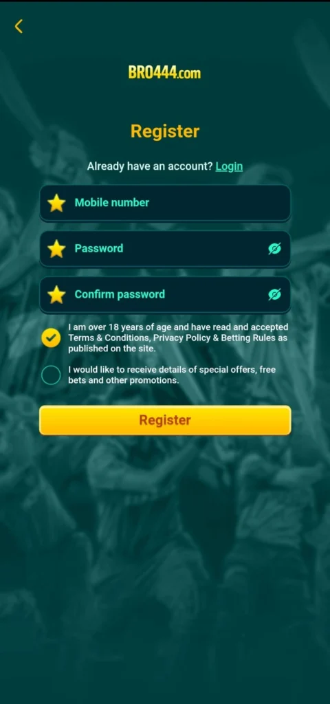 BRO444 Login